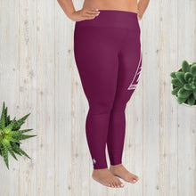 Women's Plus Size Yoga Pants Workout Leggings For Jiu Jitsu 013 - Tyrian Purple Exclusive Jiu-Jitsu Leggings Plus Size Tights Womens