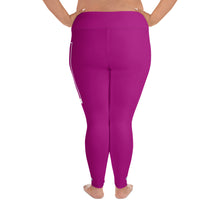 Women's Plus Size Yoga Pants Workout Leggings For Jiu Jitsu 014 - Fresh Eggplant Exclusive Jiu-Jitsu Leggings Plus Size Tights Womens