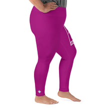 Women's Plus Size Yoga Pants Workout Leggings For Jiu Jitsu 014 - Fresh Eggplant Exclusive Jiu-Jitsu Leggings Plus Size Tights Womens