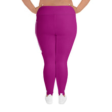 Women's Plus Size Yoga Pants Workout Leggings For Jiu Jitsu 014 - Fresh Eggplant Exclusive Jiu-Jitsu Leggings Plus Size Tights Womens