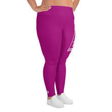 Women's Plus Size Yoga Pants Workout Leggings For Jiu Jitsu 014 - Fresh Eggplant Exclusive Jiu-Jitsu Leggings Plus Size Tights Womens