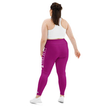 Women's Plus Size Yoga Pants Workout Leggings For Jiu Jitsu 014 - Fresh Eggplant Exclusive Jiu-Jitsu Leggings Plus Size Tights Womens