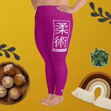 Women's Plus Size Yoga Pants Workout Leggings For Jiu Jitsu 014 - Fresh Eggplant Exclusive Jiu-Jitsu Leggings Plus Size Tights Womens