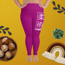 Women's Plus Size Yoga Pants Workout Leggings For Jiu Jitsu 014 - Fresh Eggplant Exclusive Jiu-Jitsu Leggings Plus Size Tights Womens