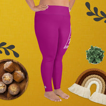 Women's Plus Size Yoga Pants Workout Leggings For Jiu Jitsu 014 - Fresh Eggplant Exclusive Jiu-Jitsu Leggings Plus Size Tights Womens