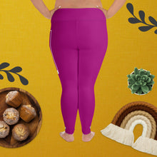 Women's Plus Size Yoga Pants Workout Leggings For Jiu Jitsu 014 - Fresh Eggplant Exclusive Jiu-Jitsu Leggings Plus Size Tights Womens