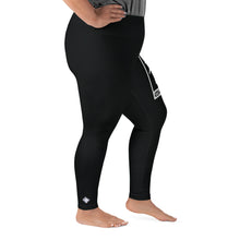 Women's Plus Size Yoga Pants Workout Leggings For Jiu Jitsu 015 - Noir Exclusive Jiu-Jitsu Leggings Plus Size Tights Womens