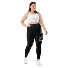 Women's Plus Size Yoga Pants Workout Leggings For Jiu Jitsu 015 - Noir Exclusive Jiu-Jitsu Leggings Plus Size Tights Womens