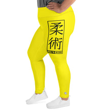 Women's Plus Size Yoga Pants Workout Leggings For Jiu Jitsu 017 - Golden Sun Exclusive Jiu-Jitsu Leggings Plus Size Tights Womens