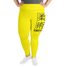 Women's Plus Size Yoga Pants Workout Leggings For Jiu Jitsu 017 - Golden Sun Exclusive Jiu-Jitsu Leggings Plus Size Tights Womens