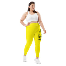 Women's Plus Size Yoga Pants Workout Leggings For Jiu Jitsu 017 - Golden Sun Exclusive Jiu-Jitsu Leggings Plus Size Tights Womens