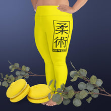 Women's Plus Size Yoga Pants Workout Leggings For Jiu Jitsu 017 - Golden Sun Exclusive Jiu-Jitsu Leggings Plus Size Tights Womens