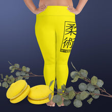 Women's Plus Size Yoga Pants Workout Leggings For Jiu Jitsu 017 - Golden Sun Exclusive Jiu-Jitsu Leggings Plus Size Tights Womens