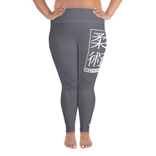 Women's Plus Size Yoga Pants Workout Leggings For Jiu Jitsu 019 - Charcoal Exclusive Jiu-Jitsu Leggings Plus Size Tights Womens