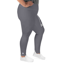 Women's Plus Size Yoga Pants Workout Leggings For Jiu Jitsu 019 - Charcoal Exclusive Jiu-Jitsu Leggings Plus Size Tights Womens
