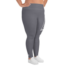 Women's Plus Size Yoga Pants Workout Leggings For Jiu Jitsu 019 - Charcoal Exclusive Jiu-Jitsu Leggings Plus Size Tights Womens