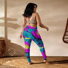 Women's Pop Art Yoga Pants - Roy Lichtenstein Inspired Dahalia Print 001 Athletic Leggings BJJ Boxing Dahlia Exclusive Fitness Flower Grappling gym leggings Jiu-Jitsu Leggings Pop Art Running Striking Tights Womens Yoga