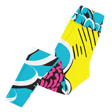 Women's Pop Art Yoga Pants - Roy Lichtenstein Inspired Dahalia Print 002 Athleisure Athletic Leggings BJJ Boxing Dahlia Exclusive Fitness Flower Grappling Jiu-Jitsu Leggings Pop Art Running Striking Tights Womens Yoga
