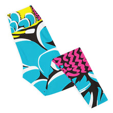 Women's Pop Art Yoga Pants - Roy Lichtenstein Inspired Dahalia Print 002 Athleisure Athletic Leggings BJJ Boxing Dahlia Exclusive Fitness Flower Grappling Jiu-Jitsu Leggings Pop Art Running Striking Tights Womens Yoga