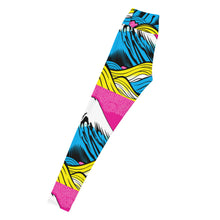 Women's Pop Art Yoga Pants - Roy Lichtenstein Inspired Mt Fuji Print 001 Exclusive Leggings Mt Fuji Tights Womens