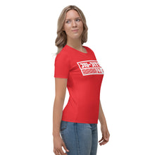 Women's Short Sleeve Jiu-Jitsu Rash Guard - Lightweight Training Essential - Scarlet