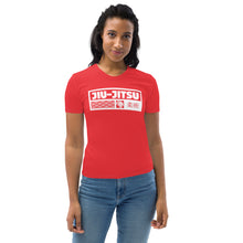 Women's Short Sleeve Judo Rash Guard - Designed for Comfort and Performance - Scarlet