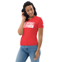 Women's Short Sleeve Judo Rash Guard - Designed for Comfort and Performance - Scarlet