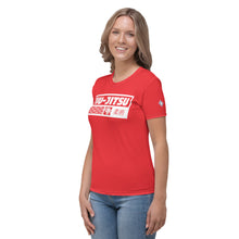 Women's Short Sleeve Judo Rash Guard - Designed for Comfort and Performance - Scarlet
