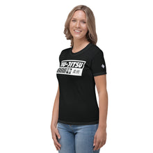Women's Short Sleeve Judo Rash Guard - Durable and Comfortable Material - Noir