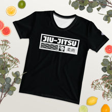 Women's Short Sleeve Judo Rash Guard - Durable and Comfortable Material - Noir