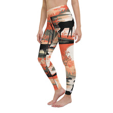 Women's Yoga Pants Workout Leggings - Dear Forest Deer Forest Exclusive Leggings Tights Womens