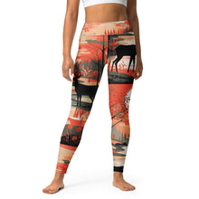 Women's Yoga Pants Workout Leggings - Dear Forest Deer Forest Exclusive Leggings Tights Womens