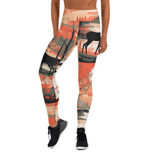 Women's Yoga Pants Workout Leggings - Dear Forest Deer Forest Exclusive Leggings Tights Womens