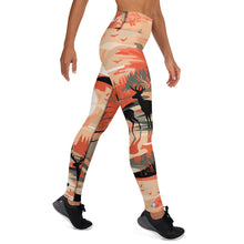 Women's Yoga Pants Workout Leggings - Dear Forest Deer Forest Exclusive Leggings Tights Womens