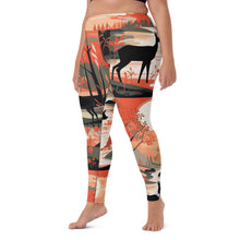 Women's Yoga Pants Workout Leggings - Dear Forest Deer Forest Exclusive Leggings Tights Womens