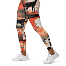 Women's Yoga Pants Workout Leggings - Dear Forest Deer Forest Exclusive Leggings Tights Womens
