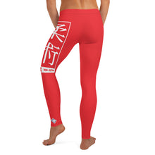 Women's Yoga Pants Workout Leggings For Jiu Jitsu 001 - Scarlet BJJ Exclusive Jiu-Jitsu Jiujitsu Leggings Tights Womens