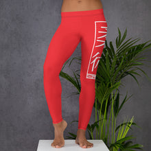 Women's Yoga Pants Workout Leggings For Jiu Jitsu 001 - Scarlet BJJ Exclusive Jiu-Jitsu Jiujitsu Leggings Tights Womens