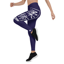 Women's Yoga Pants Workout Leggings For Jiu Jitsu 002 - Midnight Blue BJJ Exclusive Jiu-Jitsu Leggings Tights Womens