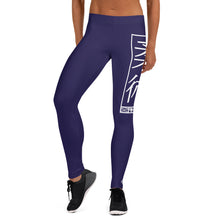 Women's Yoga Pants Workout Leggings For Jiu Jitsu 002 - Midnight Blue BJJ Exclusive Jiu-Jitsu Leggings Tights Womens