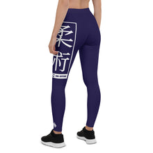 Women's Yoga Pants Workout Leggings For Jiu Jitsu 002 - Midnight Blue BJJ Exclusive Jiu-Jitsu Leggings Tights Womens