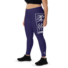 Women's Yoga Pants Workout Leggings For Jiu Jitsu 002 - Midnight Blue BJJ Exclusive Jiu-Jitsu Leggings Tights Womens