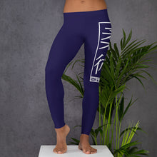 Women's Yoga Pants Workout Leggings For Jiu Jitsu 002 - Midnight Blue BJJ Exclusive Jiu-Jitsu Leggings Tights Womens
