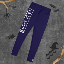 Women's Yoga Pants Workout Leggings For Jiu Jitsu 002 - Midnight Blue BJJ Exclusive Jiu-Jitsu Leggings Tights Womens