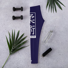 Women's Yoga Pants Workout Leggings For Jiu Jitsu 002 - Midnight Blue BJJ Exclusive Jiu-Jitsu Leggings Tights Womens