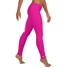 Women's Yoga Pants Workout Leggings For Jiu Jitsu 003 - Hollywood Cerise BJJ Exclusive Jiu-Jitsu Leggings Tights Womens
