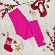 Women's Yoga Pants Workout Leggings For Jiu Jitsu 003 - Hollywood Cerise BJJ Exclusive Jiu-Jitsu Leggings Tights Womens