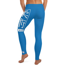 Women's Yoga Pants Workout Leggings For Jiu Jitsu 004 - Azul BJJ Exclusive Jiu-Jitsu Leggings Tights Womens