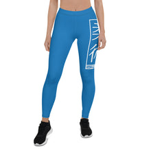 Women's Yoga Pants Workout Leggings For Jiu Jitsu 004 - Azul BJJ Exclusive Jiu-Jitsu Leggings Tights Womens
