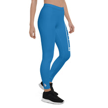 Women's Yoga Pants Workout Leggings For Jiu Jitsu 004 - Azul BJJ Exclusive Jiu-Jitsu Leggings Tights Womens